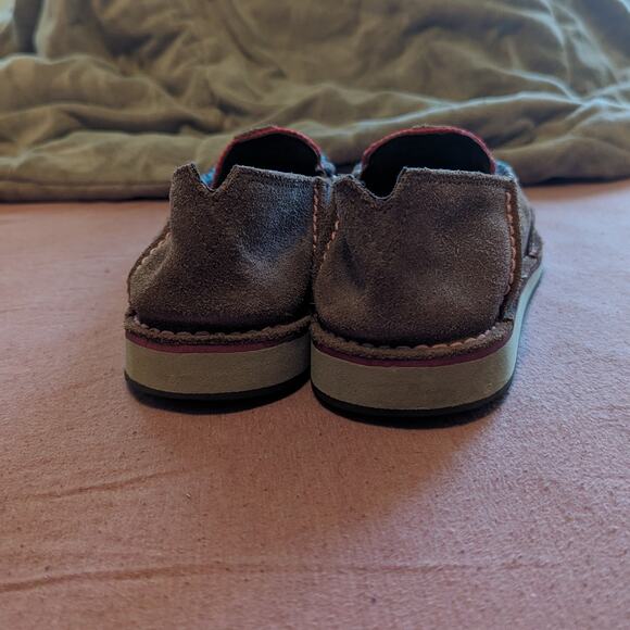 ARIAT Cruiser Woman's Palm Brown Serape Loafer Mesh Slip On Size 8B EUC - Picture 4 of 8